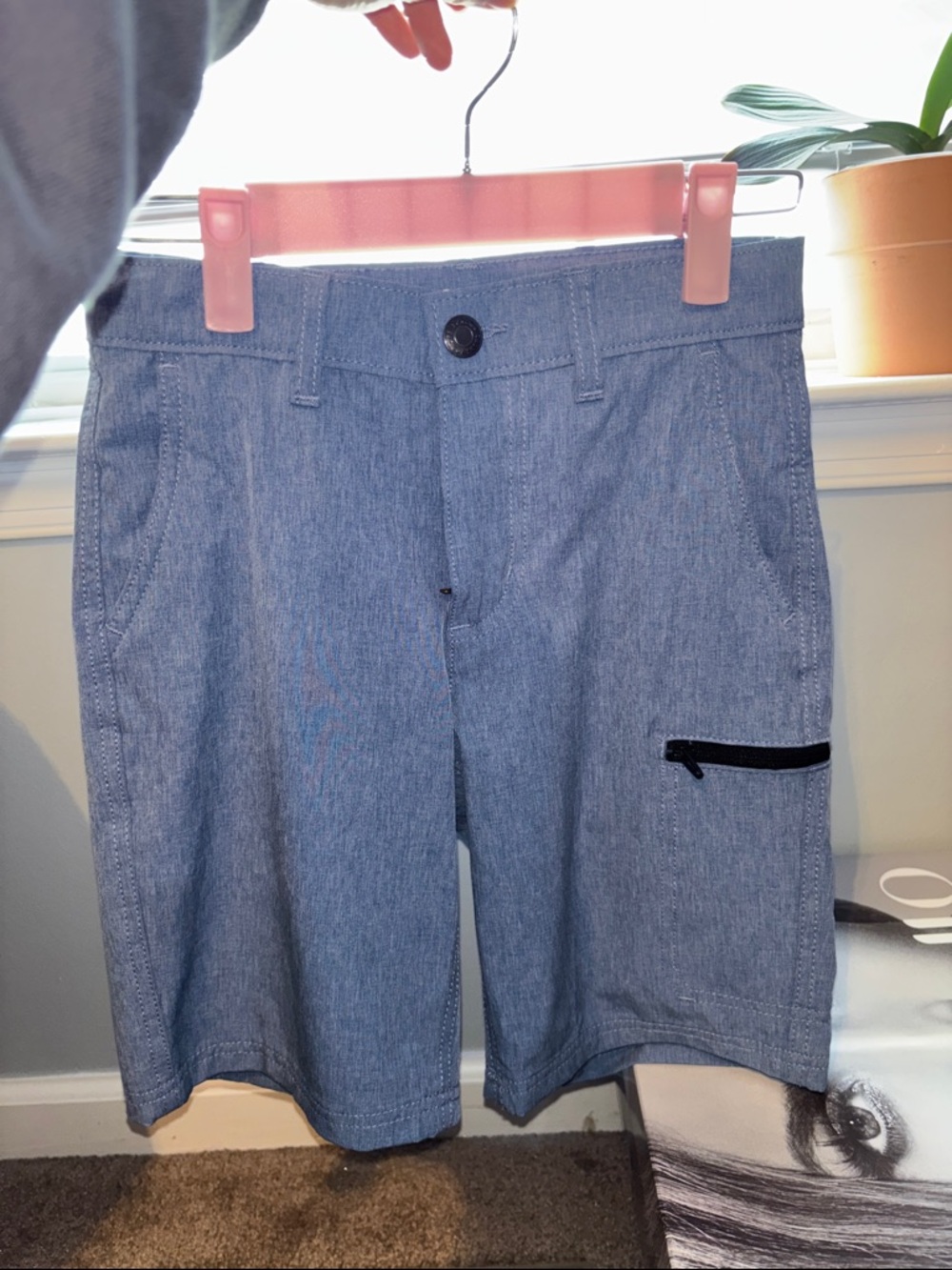 Sonoma Boys' Chambray Shorts - Blue